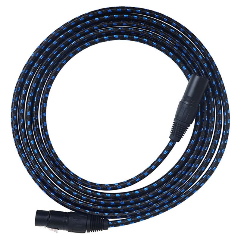 BESPORTBLE 3M كابل ميكروفون XLR من الذكر إلى الأنثى مع تقليل الضوضاء للغيتار الباس الصوتي - Image 1